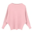 thumbnail image 4 of Wdgfv Vacation Pullover Sweater for Women Oversized Batwing Sleeve Pullover Knit Sweater with Crew Neck and Long Sleeve Design for a Soft Casual Loose, 4 of 4