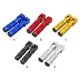 thumbnail image 4 of ZheElen 2piece Motorcycle Foot Peg Aluminium Alloy ATV Folding-Foot Pegs For Wide Applicable Models Foldable Silver+2pcs, 4 of 6