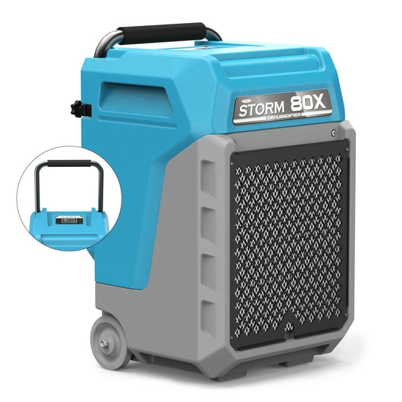 ALORAIR 170 PPD Commercial Dehumidifier with Pump, 2,100 Sq.Ft Space Cover Industrial Use Portable Dehu, with Wheels, Fit for Water Damage Restoration, Carpet Drying, Basement, Garage