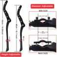 thumbnail image 1 of Soporte de bicicleta de aleación de aluminio ajustable para ruedas de 24 a 29 pulgadas de diámetro (negro, 1 pieza) LingWen 9024715727190, 1 of 1