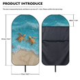 thumbnail image 7 of KUIFORTI Water-Resistant Car Seat Cover Towel - Washable Sweat Protector for Gym, Workout Use, Sea Turtle Print, Universal Fit for Cars, SUVs and Trucks, 7 of 7