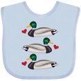 thumbnail image 3 of Inktastic Mallard Ducks Boys or Girls Baby Bib, 3 of 4
