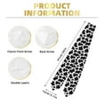 thumbnail image 3 of Haiem Cow Print Black White Pattern Graduation Stole 2024 | Premium Satin Sash for Graduation Ceremony, 3 of 7