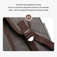 thumbnail image 4 of fastboy Exquisite Craft Men S Canvas Backpack For School Travel And Daily Smooth Zipping Men Backpack Large green, 4 of 6