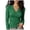 Green, variant on Wrap Tops for Women Long Sleeve Crossover Shirts V Neck Wrap Top Comfy Soft Slim Fitted Womens Blouses Dressy Casual Going Out Fall Fashion Clothes (Red, L)