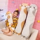 thumbnail image 2 of Lindo Gato de Peluche Almohada de Cuerpo Largo Abrazo Dibujos Animados Animales de Peluche Gato Peluche Suave muñeca Almohadas Regalos para niños niñas (70cm, Orange) Xishao Juguetes, 2 of 4