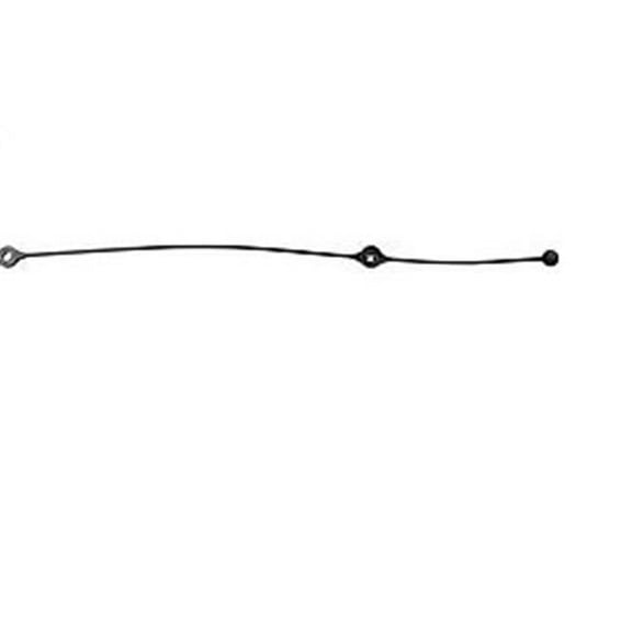 Allstar Hood Pin Lanyard - 10 in Long - Nylon - Black - Set of 4 ALL18468