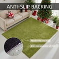 thumbnail image 4 of Christmas Area Rug for Living Room, Large Fluffy Rug for Bedroom & Fuzzy Furry Plush Soft Rugs, Small Shaggy Carpet for Boys and Girls Dorm Room Home Decor (47"X31", Grass Green), 4 of 7