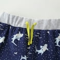 thumbnail image 6 of FLMEI Toddler Kids Boys Short Sleeve 2PCS Outfit Summer Cartoon Print Pullover T-Shirts Tops Comfy Shorts Casual Set for Baby Size 2-8T, 6 of 8