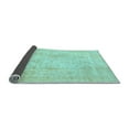 thumbnail image 2 of Ahgly Company Indoor Rectangle Oriental Light Blue Traditional Area Rugs, 5' x 7', 2 of 4