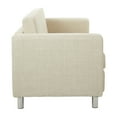 thumbnail image 4 of OSP Home Furnishings Pacific LoveSeat In Cream Fabric, 4 of 5