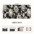 thumbnail image 5 of Lahome 2x4 Floral Black Small Runner Rug Non-Slip Low-Pile Entryway Runner Rug Throw Stain Resistant Kitchen Rugs, Paisley Print Accent Carpet Runners for Bedroom Bathroom, 5 of 9