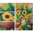 thumbnail image 3 of Navidad Diy 5d diamante pintura girasol por número kits para girasol flor punto de cruz, 3 of 5