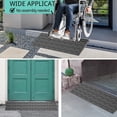 thumbnail image 3 of Car Driveway Ramps 35.5Inch Rubber Curb Ramp 28000lbs Load Capacity 2.6INCH Rise Curbside Bridge Ramp for Warehouse Garage Sidewalk(2Pack), 3 of 7