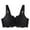 Black, variant on Einccm Women Wireless Lace Bra Comfortable Breathable Hollow Out Everyday Bralette Soft Support Charming Design for Daily Wear