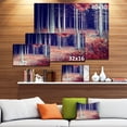thumbnail image 3 of Beautiful Fall Forest Panorama - Landscape Canvas Art Print, 3 of 4