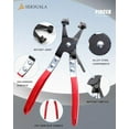 Spring Clamps 171Pcs 6-25mm Spring Band Hose Clamps With Swivel Flat