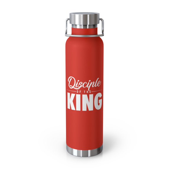 "Disciple Of The King" Double Wall Vacuum Insulated Christian Travel Mug