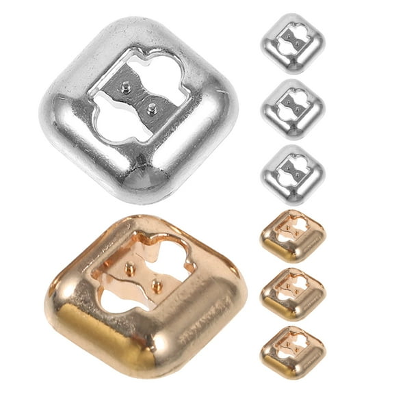 Masteelf 8pcs Zinc Alloy Shoe Clips for DIY Use Assorted Color Transform Sneakers into Masterpiece
