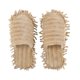 thumbnail image 1 of 1 par de zapatillas de fregona para limpieza de suelos, limpieza de polvo, cálidas y duraderas para el hogar y el dormitorio, 1 of 5