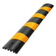 thumbnail image 5 of Rubber Speed Bumps 2-Pack, 6ft Heavy Duty Cable Protector Ramp - 72.8" Long, 22,046lbs Capacity, for Driveways, Parking Lots, Asphalt & Concrete, 5 of 6