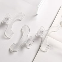 Transparent Book Clip, Page Holder, Clear Plastic Bookmark for Reading, Hands-Free, U-Shape Design for Books, Magazines, Music Sheets, Cookbooks
