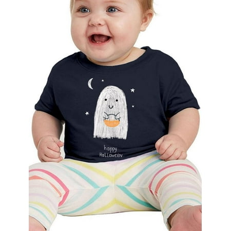 

Adorable Trick Or Treat Ghost T-Shirt Infant -Image by Shutterstock 6 Months