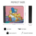 thumbnail image 2 of Simpsons Fashion Bifold Wallet Large Capacity Slim Minimalist Purse for Men Women, 2 of 8