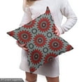 thumbnail image 5 of Ambesonne Retro Floral Fabric by the Yard Upholstery, Symmetric Petals Sun, 2 Yards, Ruby Grey, 5 of 5