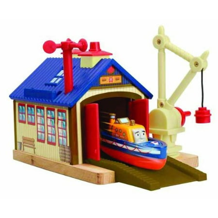 - Thomas And Friends Wooden Railway - Captain's Shed Story Pack