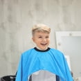 thumbnail image 2 of Miangastore Hairdressing Cape Blue 1Set 46.5X46.5in, 2 of 9