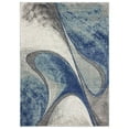 thumbnail image 3 of Luxe Weavers Tower Hill Abstract Area Rug Blue 8x10, 3 of 7