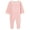 Pink, hearts, variant on Cozeeme Sleep N' Play Coverall Newborn