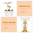 thumbnail image 4 of Candy Jar Glass Iron 1Pack 9.1x3.1in, 4 of 5