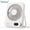White-5000mAh, variant on Desk Fan Portable Fan Rechargeable 2000mAh Personal Fan, Silent Small Table Fan Travel Fan for Sleeping with Display & 100-Speed, Desktop Fan for Bedroom Office Camping- Black