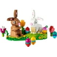 thumbnail image 2 of LEGO Iconic: Easter Rabbits Display - 288 Piece Building Kit [LEGO, #40523, Ages 8+], 2 of 5