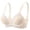 Khaki, variant on Bralettes for Women Push-Up Wireless Lace Bra Crochet Deep V Neck Racerback Cami Tank Tops with Adjustable Straps Beige 85C