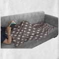 thumbnail image 6 of Geometric Soft Flannel Fleece Throw Blanket, Repeating Pattern of Ikat Style Nomadic Exotism of Rhombus Motifs, Cozy Plush for Indoor and Outdoor Use, 50" x 60", Mauve Taupe Off White, by Ambesonne, 6 of 6