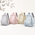 thumbnail image 6 of Ins Style Star Backpack Women Student Cute Large Capacity School Bag Junior High Senior High Casual Travel Rucksack Pink, 6 of 8