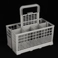 thumbnail image 3 of Universal Multipurpose Dishwasher Basket - Cutlery Replacement Storage Box with Handle (240 X 135 X 123mm), 3 of 9