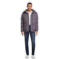 thumbnail image 4 of Swiss Tech Men's Quilted Puffer Jacket with Removable Hood, Sizes S-3XL, 4 of 6