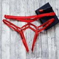 thumbnail image 1 of Ropa interior abierta europea y americana para mujer, pantalones transparentes con cordones en la cadera, en forma de T, sexys, de varios tamaños, 1 of 3