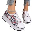 thumbnail image 2 of KEVCHE Halloween Womens Lace Up Round Toe Shoes, Casual Costume Footwear for Party Daily Wear with Comfortable Breathable Design, Festive Halloween Lace Up Shoes, 2 of 6