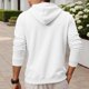 thumbnail image 3 of MHFRRA Sudadera Unisex con Capucha y Forro Grueso de Invierno para Parejas, Sudadera Informal de Gran Tamaño con Cremallera Blanco, 3 of 8
