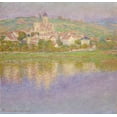 thumbnail image 2 of Monet, Claude 27x26 Black Ornate Wood Framed with Double Matting Museum Art Print Titled - Vétheuil, 2 of 4