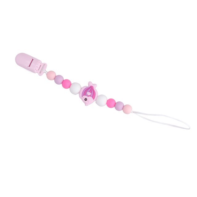 Cadena de chupete de silicona, soporte de clip para chupete de silicona Clips para chupete Clip para chupete soporte para chupete parte superior de la línea