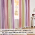 thumbnail image 2 of Cortinas XiDi Kids, color rosa y amarillo, 132 x 137 cm, 2 paneles, opacas, 2 of 7