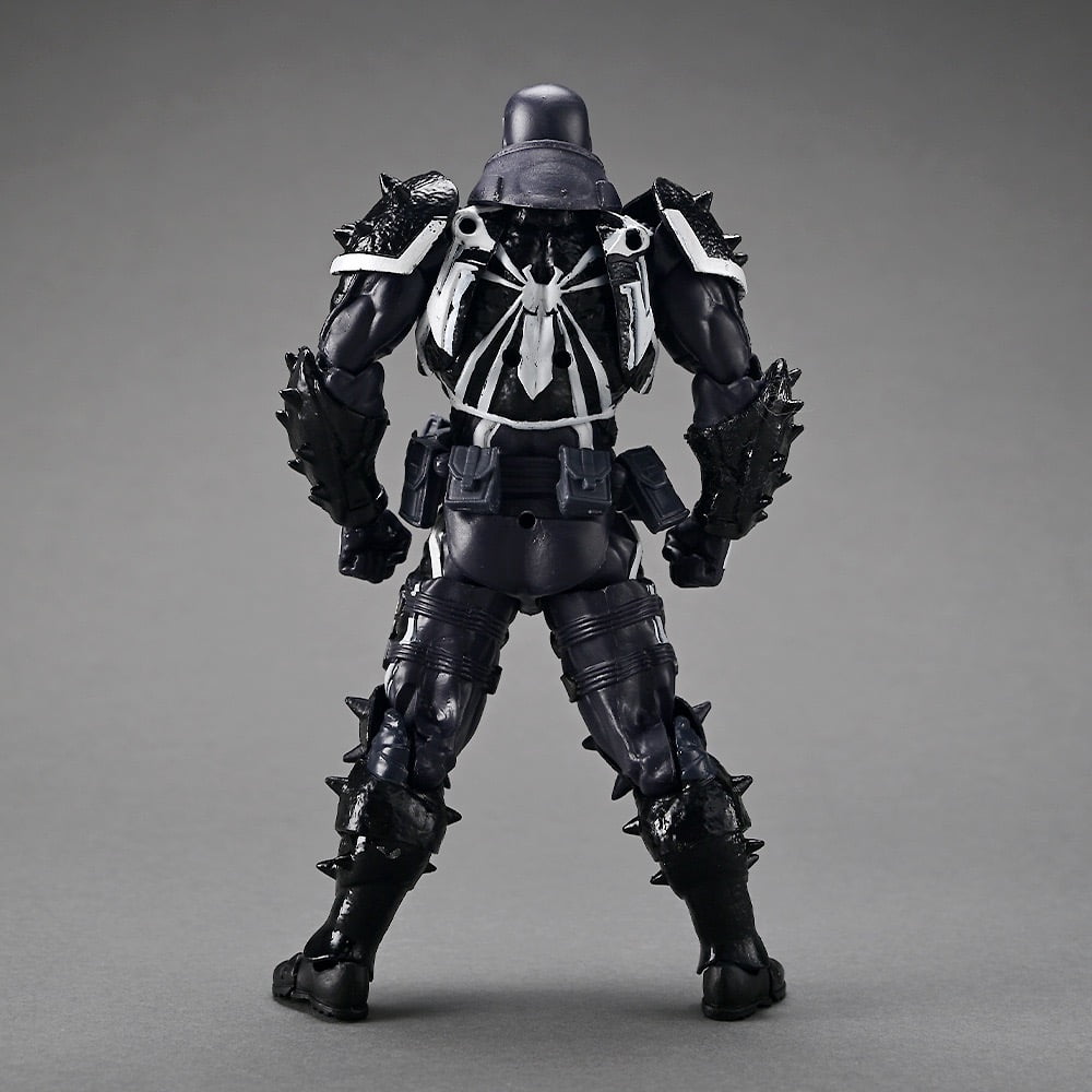 TIM Agent Venom Eugene "Flash" Thompson Full Body Movable Action Figure Model Replaceable Head, Hands Exquisite Gift Box Set