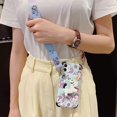 thumbnail image 4 of Compatible with iPhone 13 Pro Max Unicorn Case 3D Cute Cartoon Funny Animal Kawaii with Laryard & Stand Protective TPU and IMD Anti-Slip for Women Girls Case 6.7 inch Green QL3348-i13PM-1, 4 of 4