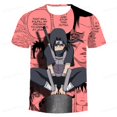 thumbnail image 1 of Camisetas de Naruto para niños y niñas Kakashi, camisetas de manga corta con cuello redondo, camisetas casuales de dibujos animados, ropa de bebé fresca y de moda 130 Gao Jinjia LED, 1 of 2